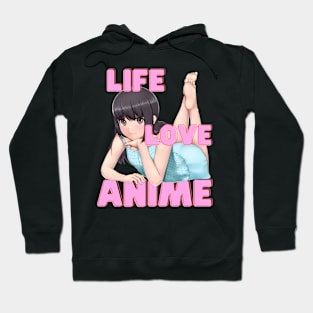 Life, Love, Anime Hoodie